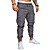 cheap Running &amp; Jogging Clothing-Men&#039;s Joggers Tactical Cargo Pants Street Sweatpants Bottoms Drawstring Beam Foot Cotton Fitness Gym Workout Performance Jogging Training Wearable Breathable Soft Normal Sport Solid Colored Dark Grey