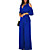cheap Women&#039;s Jumpsuits-Women&#039;s Ordinary Casual V Neck Street Daily Wear Off Shoulder Wine Royal Blue Black Jumpsuit Lace up Solid Colored