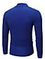 cheap Men&#039;s Tees &amp; Tank Tops-Men&#039;s T shirt Shirt Graphic Solid Colored Turtleneck Plus Size Daily Weekend Long Sleeve Slim Tops Cotton Basic Blue White Black / Fall