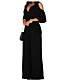 cheap Women&#039;s Jumpsuits-Women&#039;s Elegant Casual Off Shoulder Party Wedding Wide Leg Wine Royal Blue Black Jumpsuit Cut Out Solid Color High Waist