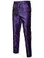 cheap Men&#039;s Pants &amp; Shorts-Men&#039;s Active Basic Dress Pants Full Length Pants Micro-elastic Daily Sports Geometric Mid Waist Purple Wine Black S M L XL XXL