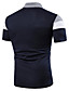 cheap Men&#039;s Polos-Men&#039;s Golf Shirt Tennis Shirt Simple Collar Shirt Collar Sports &amp; Outdoor Causal Short Sleeve Patchwork Tops Cotton Casual Daily Casual / Sporty Light gray Red Navy Blue