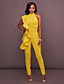 cheap Jumpsuits &amp; Rompers-Women&#039;s Basic Elegant Sexy Halter Neck Party Daily Holiday 2021 Yellow Royal Blue White Jumpsuit Backless Solid Color