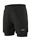 cheap Running &amp; Jogging Clothing-Arsuxeo Men&#039;s Running Shorts Running Shorts With Tights Athletic Shorts Bottoms 2 in 1 Liner Zipper Pocket Spandex Summer Gym Workout Running Active Training Jogging Trail Quick Dry Breathable