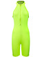 cheap Jumpsuits &amp; Rompers-Women&#039;s Basic / Sophisticated Green Romper, Solid Colored Backless / Patchwork S M L