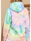 cheap Hoodies &amp; Sweatshirts-Women&#039;s Tie Dye Hoodie Pullover Causal Daily Vacation Basic Hoodies Sweatshirts  Rainbow