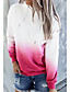 cheap Hoodies &amp; Sweatshirts-Women&#039;s Tie Dye Hoodie Pullover Other Prints Daily Casual Hoodies Sweatshirts  Blue Green Red