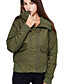 cheap Women&#039;s Outerwear-Women&#039;s Padded Short Coat Loose Jacket Solid Colored Blushing Pink Army Green Khaki
