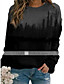 cheap Hoodies &amp; Sweatshirts-Women&#039;s Color Block Hoodie Sweatshirt Other Prints Daily Casual Hoodies Sweatshirts  Blue Gray Green