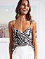 Inexpensive Tank Tops-Women Soft Satin Camisole Loapard Print Sleeveless Halter Tank Top Spaghetti Strap Cami Vest & amp;  # 40;  leopard02, xl & amp;  # 41;