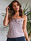 Inexpensive Tank Tops-Women Soft Satin Camisole Loapard Print Sleeveless Halter Tank Top Spaghetti Strap Cami Vest & amp;  # 40;  leopard02, xl & amp;  # 41;