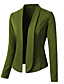 cheap Blazers-Women&#039;s Blazer Solid Color Work Long Sleeve Coat Casual Fall Spring Regular Jacket Pink / Regular Fit / Cotton