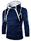 cheap Men&#039;s Tops-Men&#039;s Unisex Solid Color Causal Daily Wear Hoodies Sweatshirts  Navy White Black