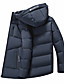 cheap Men&#039;s Downs &amp; Parkas-Men&#039;s Padded Regular Coat Regular Fit Jacket Solid Colored Gray Black Navy Blue