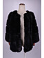 cheap Furs &amp; Leathers-Women&#039;s Faux Fur Coat Fall Winter Spring Wedding Street Daily Regular Coat V Neck Warm Fashion Regular Fit Elegant &amp; Luxurious Jacket Long Sleeve Fur Solid Colored Blushing Pink White Light gray
