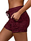 cheap Women&#039;s Clothing-LITB Basic Women&#039;s Drawstring Yoga Shorts Quick-drying Solid Colored Elastic Running Bottom Pants