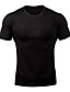 cheap Running &amp; Jogging Clothing-Men&#039;s Short Sleeve Running Shirt Tee Tshirt Top Summer Cotton Quick Dry Breathable Soft Fitness Gym Workout Running Jogging Sportswear Dark Grey White Black Red Army Green Camouflage Activewear
