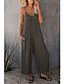 cheap Jumpsuits &amp; Rompers-Women&#039;s Casual 2021 Silver Gray ArmyGreen Black Loose Jumpsuit Solid Color