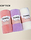 cheap Basic Collection-LITB Basic Bathroom Soft Coral Fleece Hand Towels Comfortable Daily Home Wash Towels 3 pcs in 1 set 35*75cm*3 in Random Colors