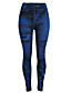 cheap Women&#039;s Pants-Women&#039;s Retro Vintage Skinny Pants Leisure Sports Graphic High Waist Skinny Navy Wine Pink Pure black Blue S M L XL XXL