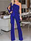 cheap Women&#039;s Jumpsuits-Women&#039;s Elegant &amp; Luxurious Daily Wear 2021 White Blue Red Jumpsuit Solid Color