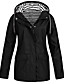 cheap Coats &amp; Trench Coats-Women&#039;s Jacket Fall Winter Spring Sports &amp; Outdoor Valentine&#039;s Day Regular Coat Waterproof Windproof Quick Dry Digital Regular Fit Sporty Basic Jacket Long Sleeve Classic Zipper Solid Colored Navy