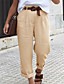 cheap Women&#039;s Clothing-Women&#039;s Basic Casual Daily Pants Pants Inelastic Casual / Daily Plain Blue Blushing Pink khaki Beige S M L XL XXL / Wash separately / select one size larger than usual