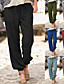 cheap Women&#039;s Clothing-Women&#039;s Casual Fashion Drawstring Pocket Jogger Full Length Pants Micro-elastic Casual Daily Solid Color Mid Waist Soft Sports ArmyGreen Blue Black Light Green Wine S M L XL XXL