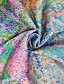 cheap Blouses &amp; Shirts-Women&#039;s Floral Theme Geometric Blouse Shirt Floral Geometic Long Sleeve Print Shirt Collar Basic Tops Blue Purple Yellow