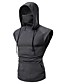 cheap Running &amp; Jogging Clothing-Men&#039;s Sleeveless Hoodie with Mask Pullover Hoodie Sweatshirt Hoodie Pullover Top Street Athletic Summer Breathable Soft Sweat wicking Cotton Fitness Gym Workout Running Exercise Sportswear Solid Color
