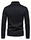 cheap Men&#039;s Clothing-Men&#039;s Sweater Sweater Bishop Sleeve Zipper Stand Collar Thick Spring &amp;  Fall Black Gray Silver Gray White