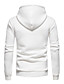 cheap Men&#039;s Clothing-Men&#039;s Hoodie Bishop Sleeve Pocket Hooded Medium Spring &amp;  Fall Black Gray Silver Gray White