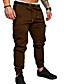 cheap Men&#039;s Pants &amp; Shorts-Men&#039;s Casual Streetwear Drawstring Jogger Tactical Cargo Trousers Full Length Pants Micro-elastic Solid Colored Mid Waist Breathable Loose Blue Wine Army Green Black Khaki S M L XL XXL
