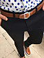 cheap Men&#039;s Pants &amp; Shorts-Men&#039;s Basic Chinos Full Length Pants Solid Colored Mid Waist Black Light gray Dark Gray Brown S M L XL XXL