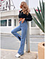 cheap Women&#039;s Pants-Women&#039;s Trousers Jeans Full Length Pants Solid Color Work Weekend Blue XS S M L