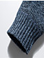 cheap Men&#039;s Sweaters &amp; Cardigans-Men&#039;s Unisex Cardigan Color Block Zipper Stylish Long Sleeve Sweater Cardigans Fall Winter Stand Collar Black Light gray Dark Gray / Machine wash / Holiday