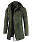 cheap Men&#039;s Downs &amp; Parkas-Men&#039;s Jacket Winter Street Daily Outdoor Coat Coats / Jackets Fashion Casual Daily Jacket Long Sleeve ArmyGreen khaki Navy Blue